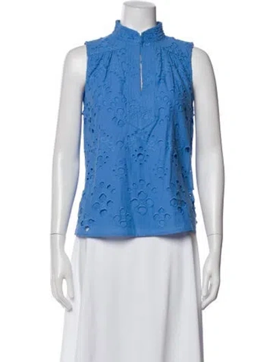 Pre-owned Figue Crew Neck Sleeveless Top In Multi