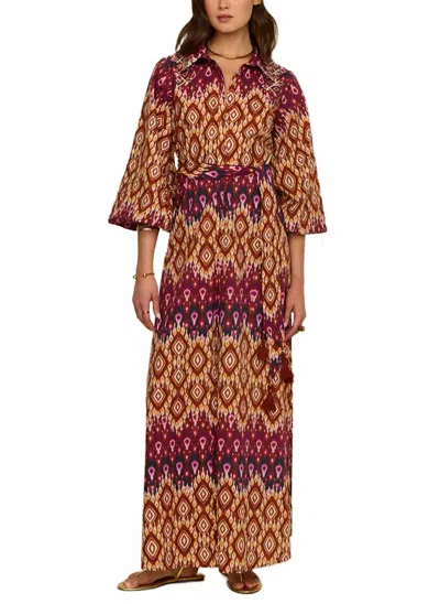 Figue Daisy Maxi Dress In Ikat Multi