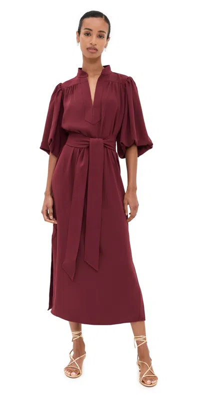 Figue Dani Dress Zinfandel Red