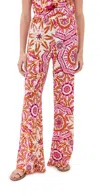 Figue Devon Kaleidescope-print Wide-leg Pull-on Pants