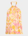 Figue Florentine Top Aquarelle Ikat Marigold In Multi