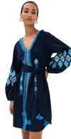Figue Judith Dress True Navy In Blue