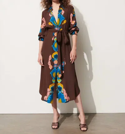 Figue Loretta Dress In Espresso In Brown