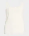 Figue Marla Sweater Tank Top In Chalk