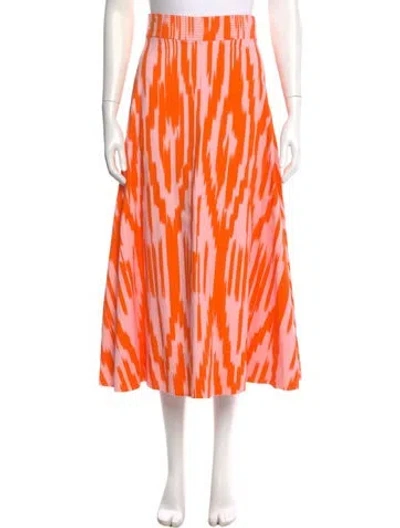 Pre-owned Figue Printed Midi Length Skirt In Multi