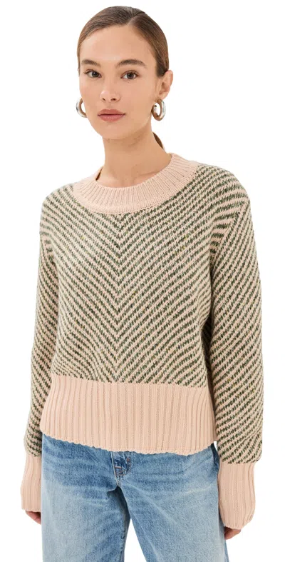 Figue Shahna Sweater Chevron Alpine Green