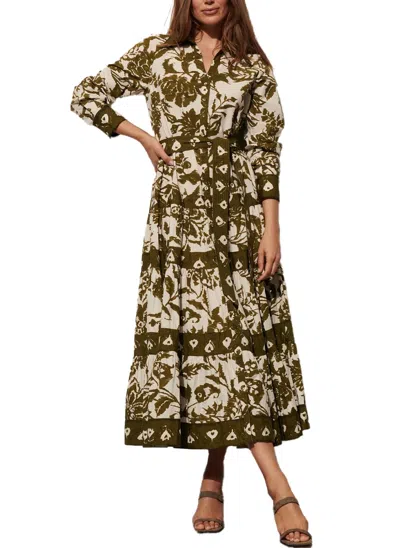 Figue Shelby Dress In Green