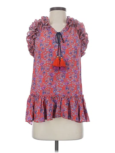 Pre-owned Figue Sleeveless Blouse In Purple