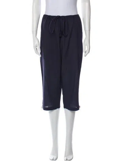 Pre-owned Figue Straight Leg Pants In Blue