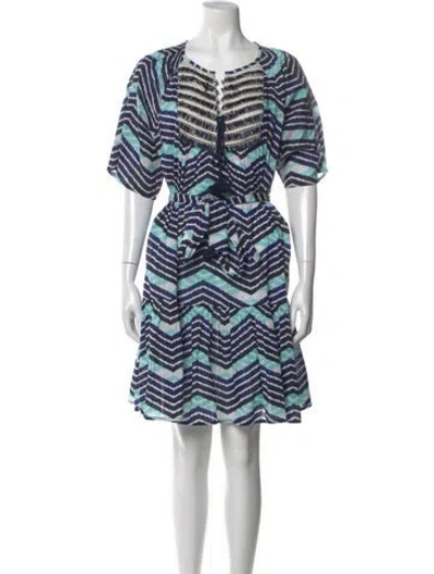 Pre-owned Figue Striped Knee-length Dress W/ Tags