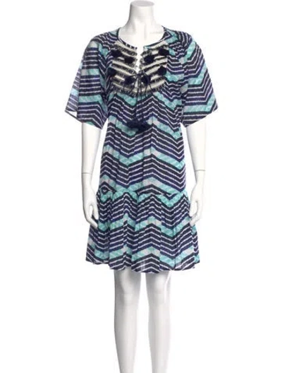 Pre-owned Figue Striped Mini Dress
