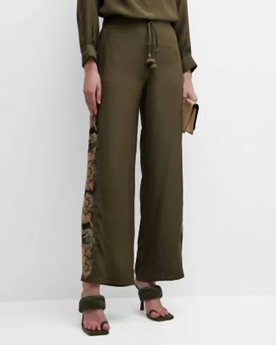 Figue Theodora Pant In Moss Green