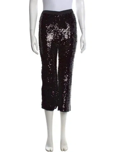 Pre-owned Figue Wide Leg Pants In Black