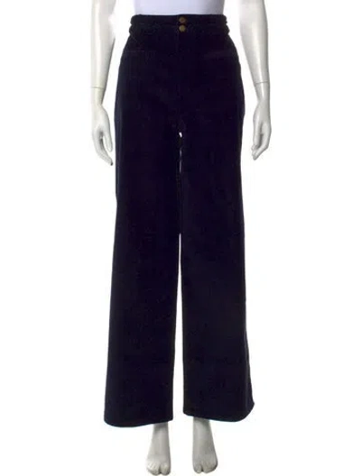 Pre-owned Figue Wide Leg Pants In Blue