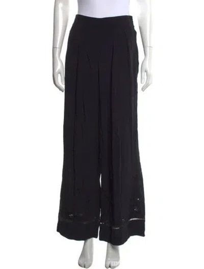 Pre-owned Figue Wide Leg Pants In Blue