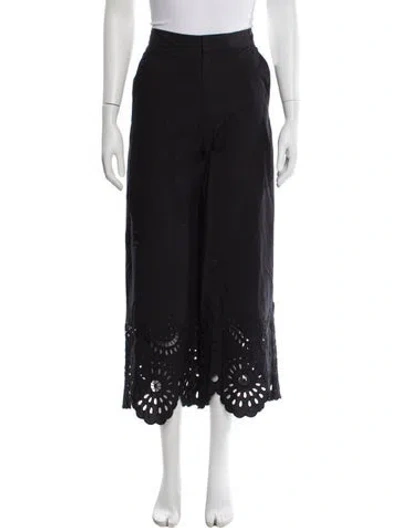 Pre-owned Figue Wide Leg Pants In Gray