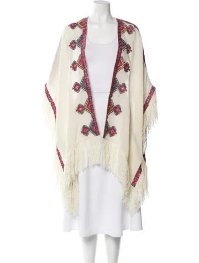 Pre-owned Figue Wool Printed Sweater In Neutral