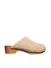 Figure Decorative Zoccolo In Pelle In Beige