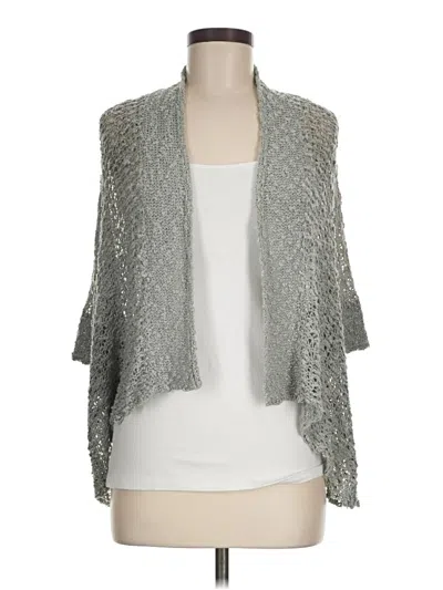 Pre-owned Figwood Cardigan Sweater In Gray