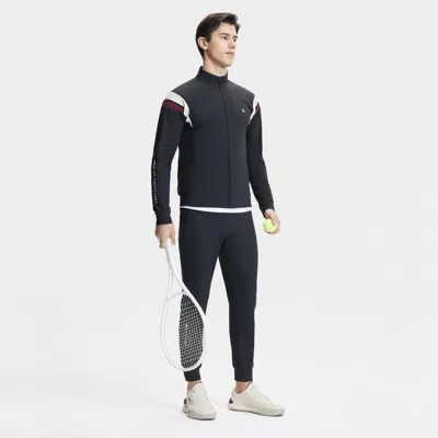 Fila 男装轻薄运动外套男士夏季基础网球立领休闲百搭针织长袖外套