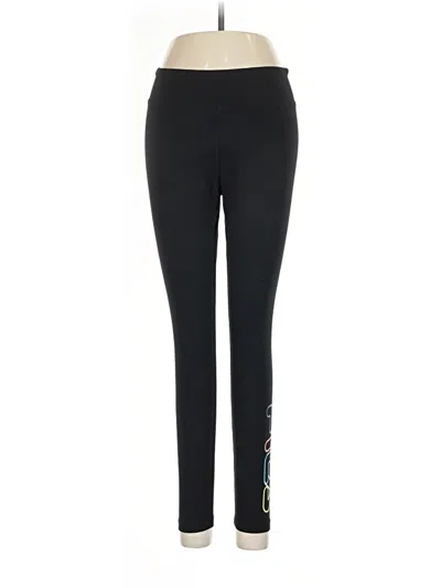 Pre-owned Fila Active Pants In Black