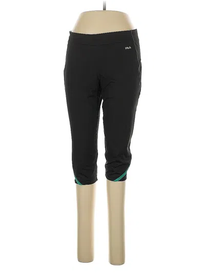 Pre-owned Fila Active Pants In Black