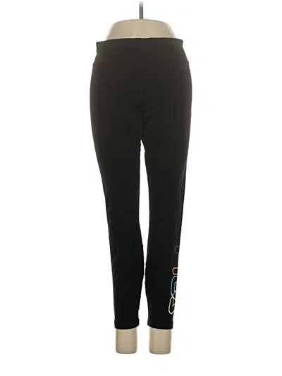 Pre-owned Fila Active Pants In Black
