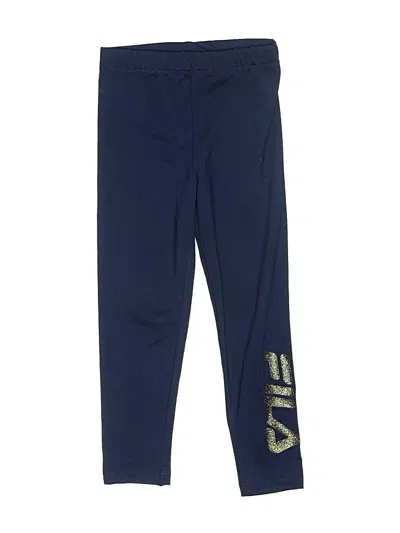Pre-owned Fila Kids'  Active Pants In Blue