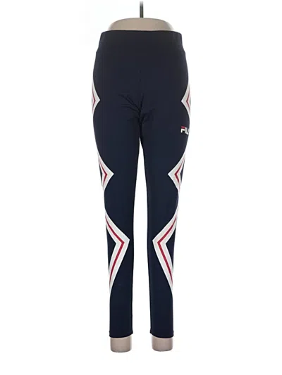 Pre-owned Fila Active Pants In Blue