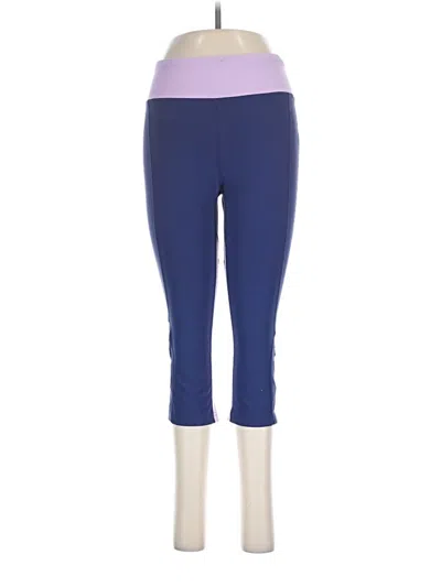 Pre-owned Fila Active Pants In Blue
