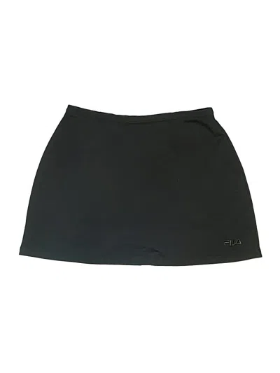 Pre-owned Fila Active Skort In Black