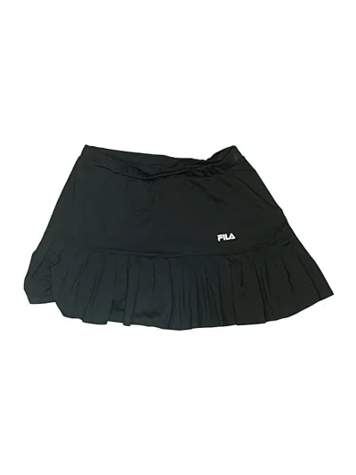 Pre-owned Fila Active Skort In Black