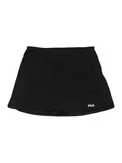 Pre-owned Fila Active Skort In Black
