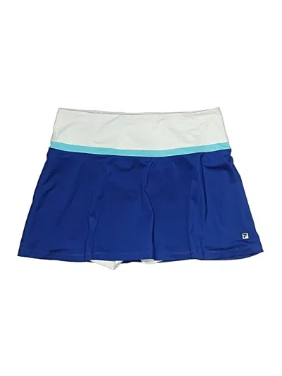 Pre-owned Fila Active Skort In Blue