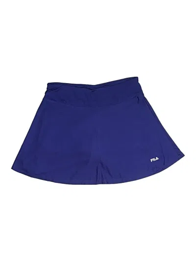 Pre-owned Fila Active Skort In Blue