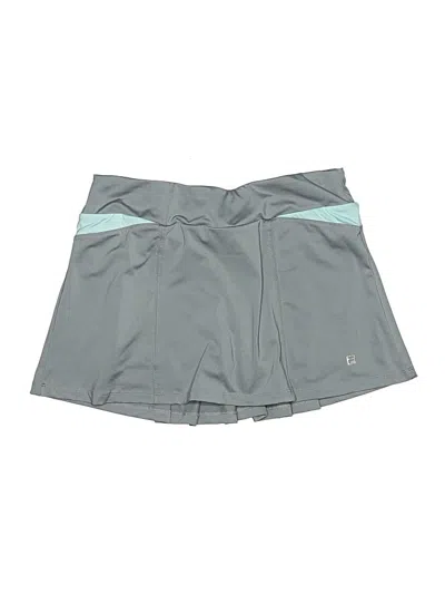 Pre-owned Fila Active Skort In Gray