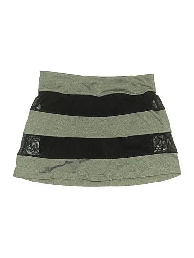 Pre-owned Fila Active Skort In Green