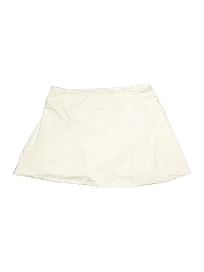 Pre-owned Fila Active Skort In Ivory