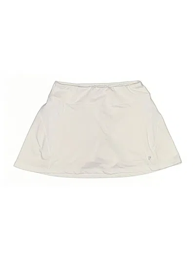 Pre-owned Fila Active Skort In Ivory