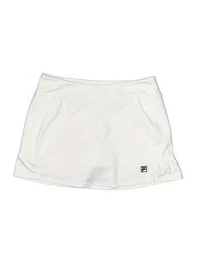 Pre-owned Fila Active Skort In White