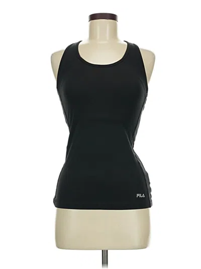 Pre-owned Fila Active Tank Top In Black