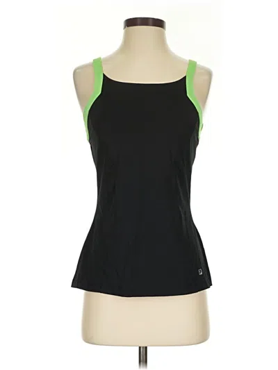 Pre-owned Fila Active Tank Top In Black