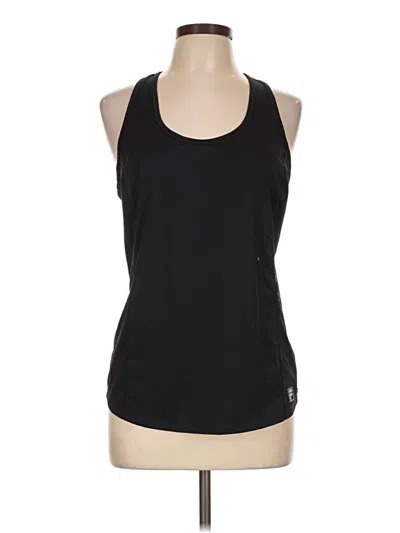 Pre-owned Fila Active Tank Top In Black