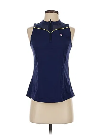 Pre-owned Fila Active Tank Top In Blue
