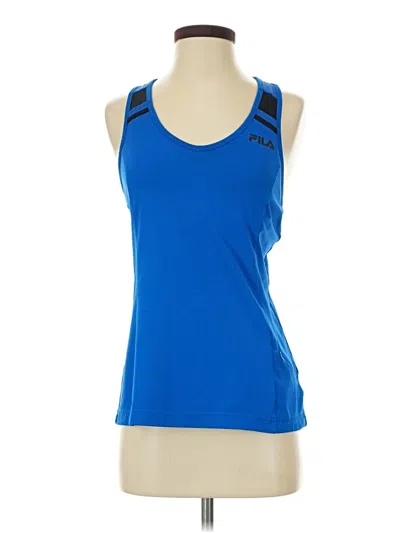 Pre-owned Fila Active Tank Top In Blue