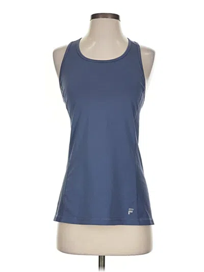 Pre-owned Fila Active Tank Top In Blue