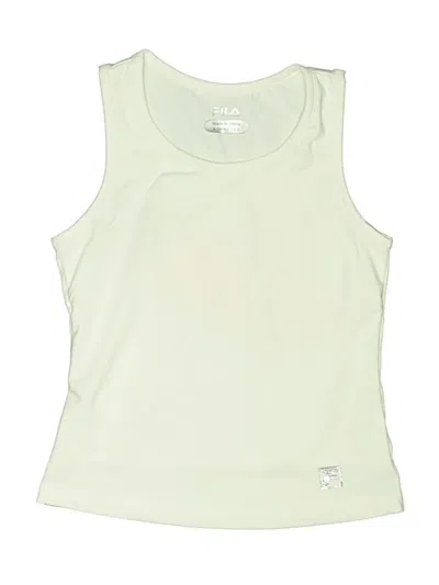 Pre-owned Fila Kids'  Active Tank Top In Green