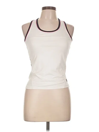 Pre-owned Fila Active Tank Top In Ivory