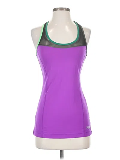 Pre-owned Fila Active Tank Top In Purple