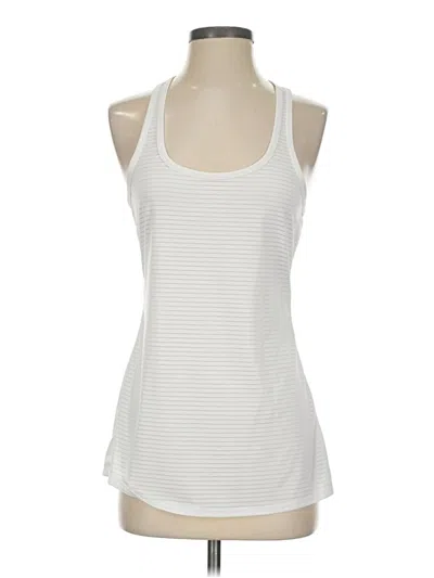 Pre-owned Fila Active Tank Top In White